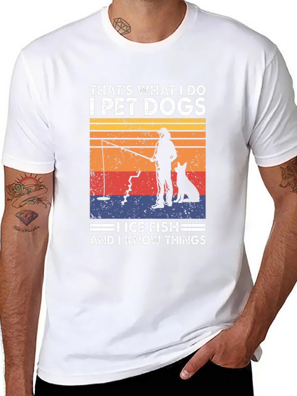 Pet Dogs Ice Fish T-Shirt
