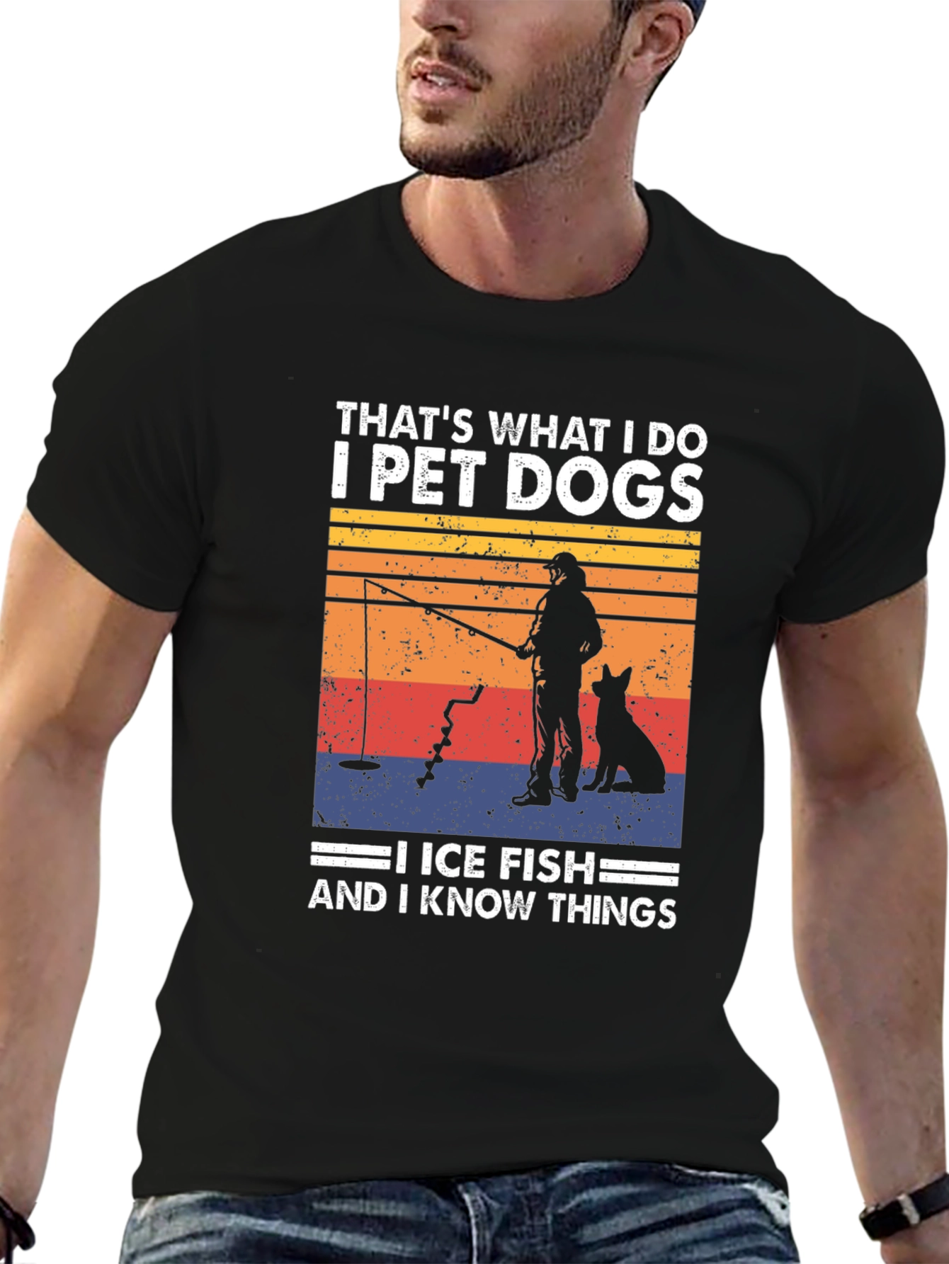 Pet Dogs Ice Fish T-Shirt