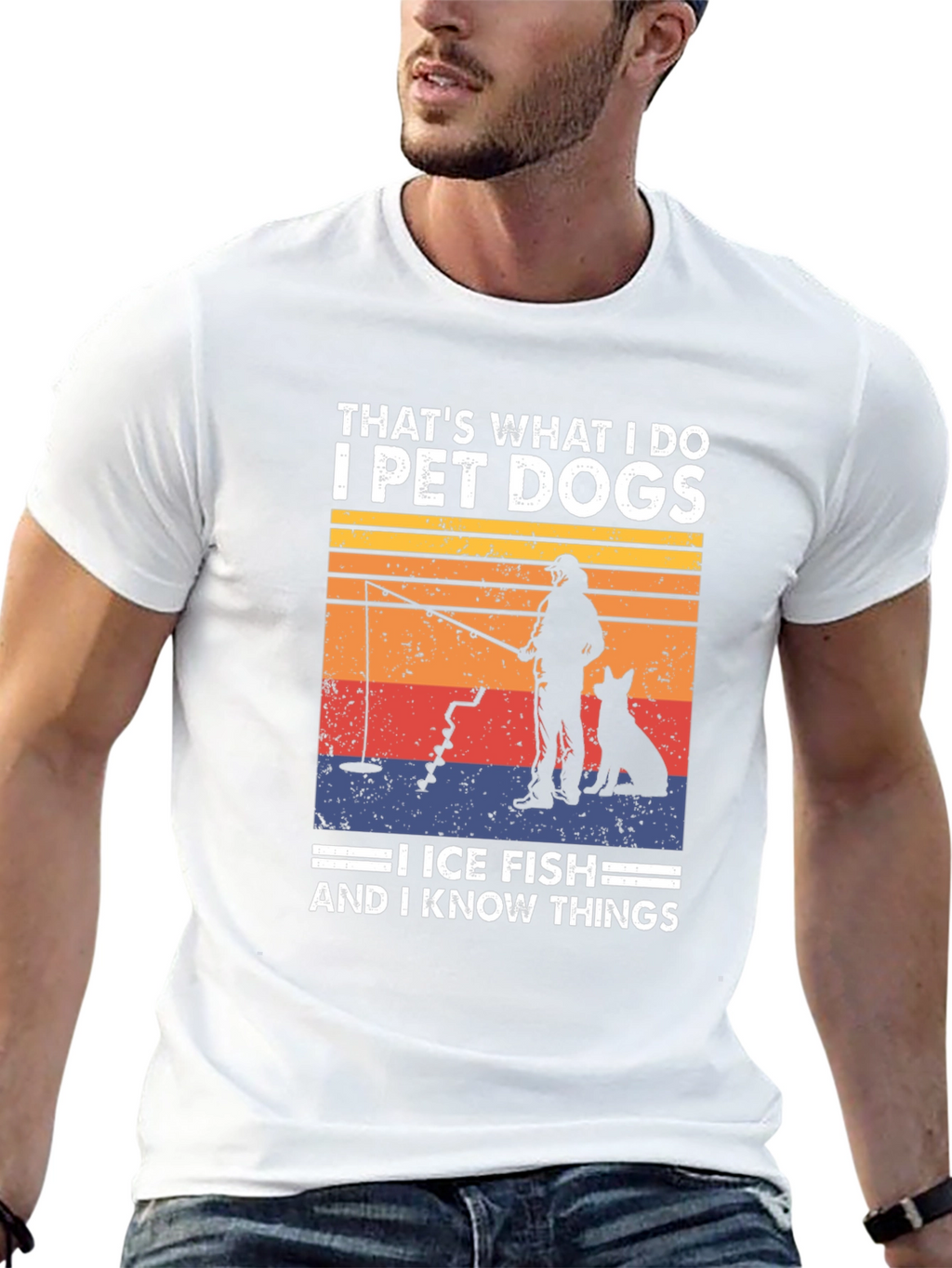 Pet Dogs Ice Fish T-Shirt