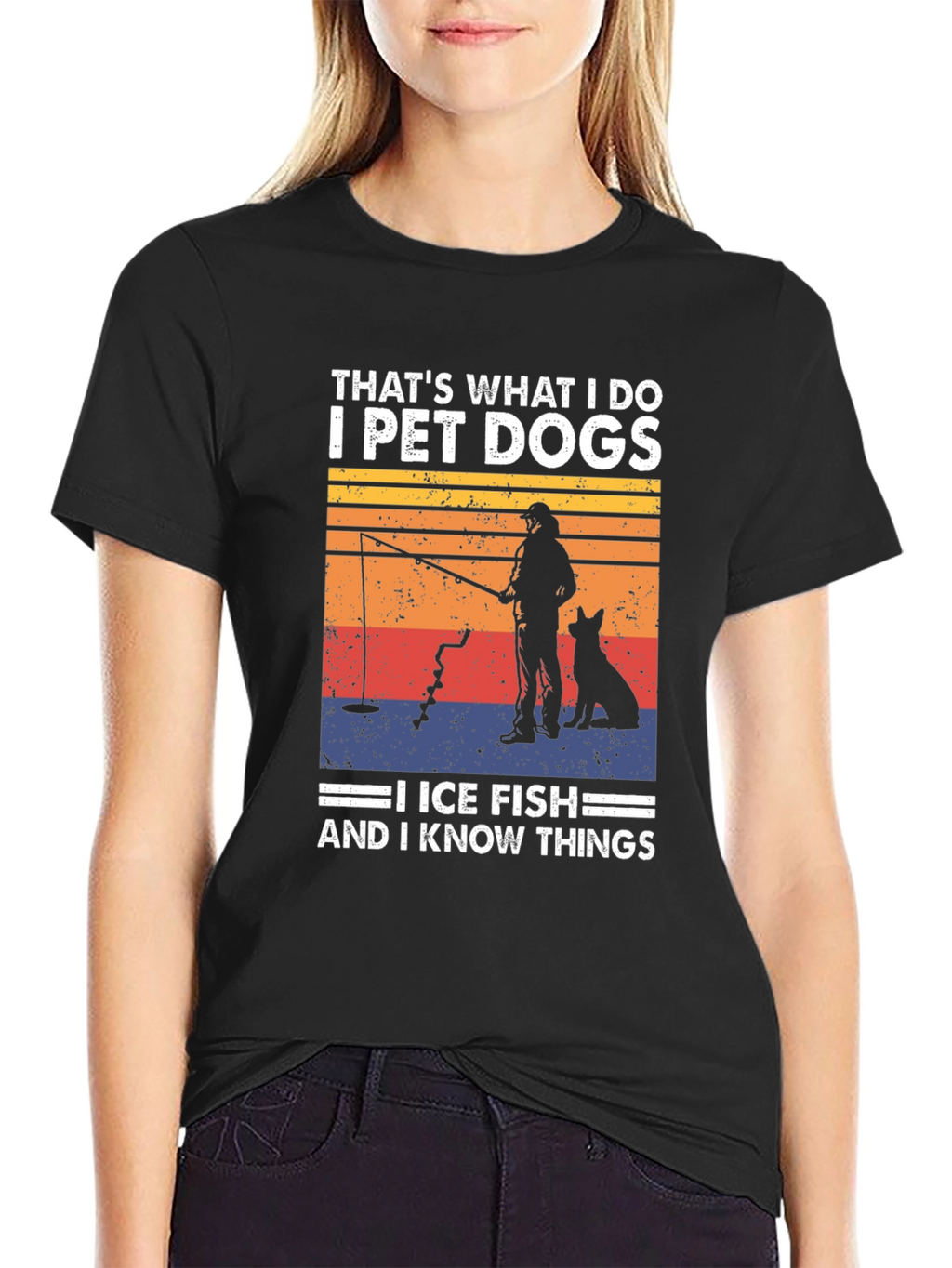 Pet Dogs Ice Fish T-Shirt