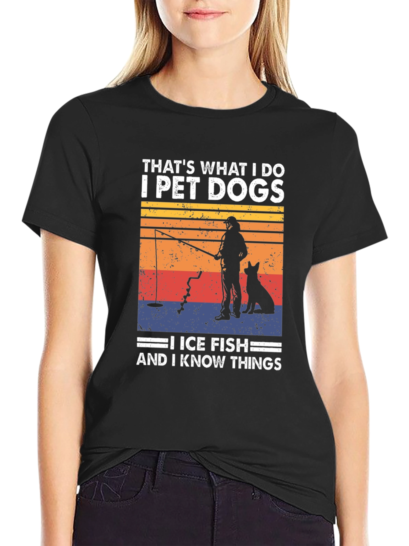Pet Dogs Ice Fish T-Shirt