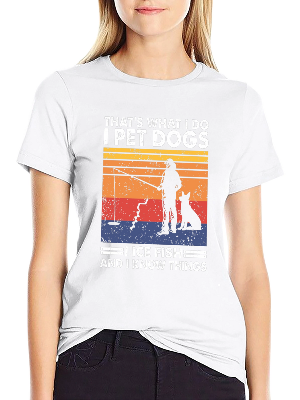 Pet Dogs Ice Fish T-Shirt