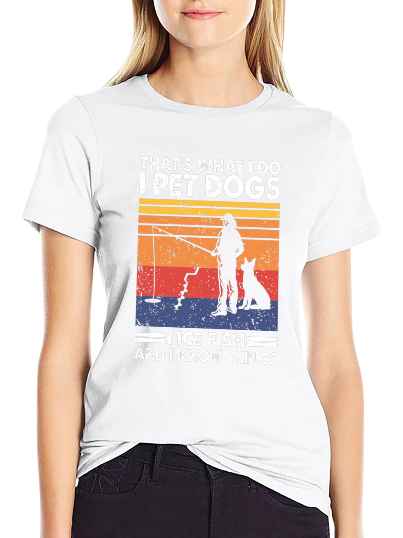 Pet Dogs Ice Fish T-Shirt