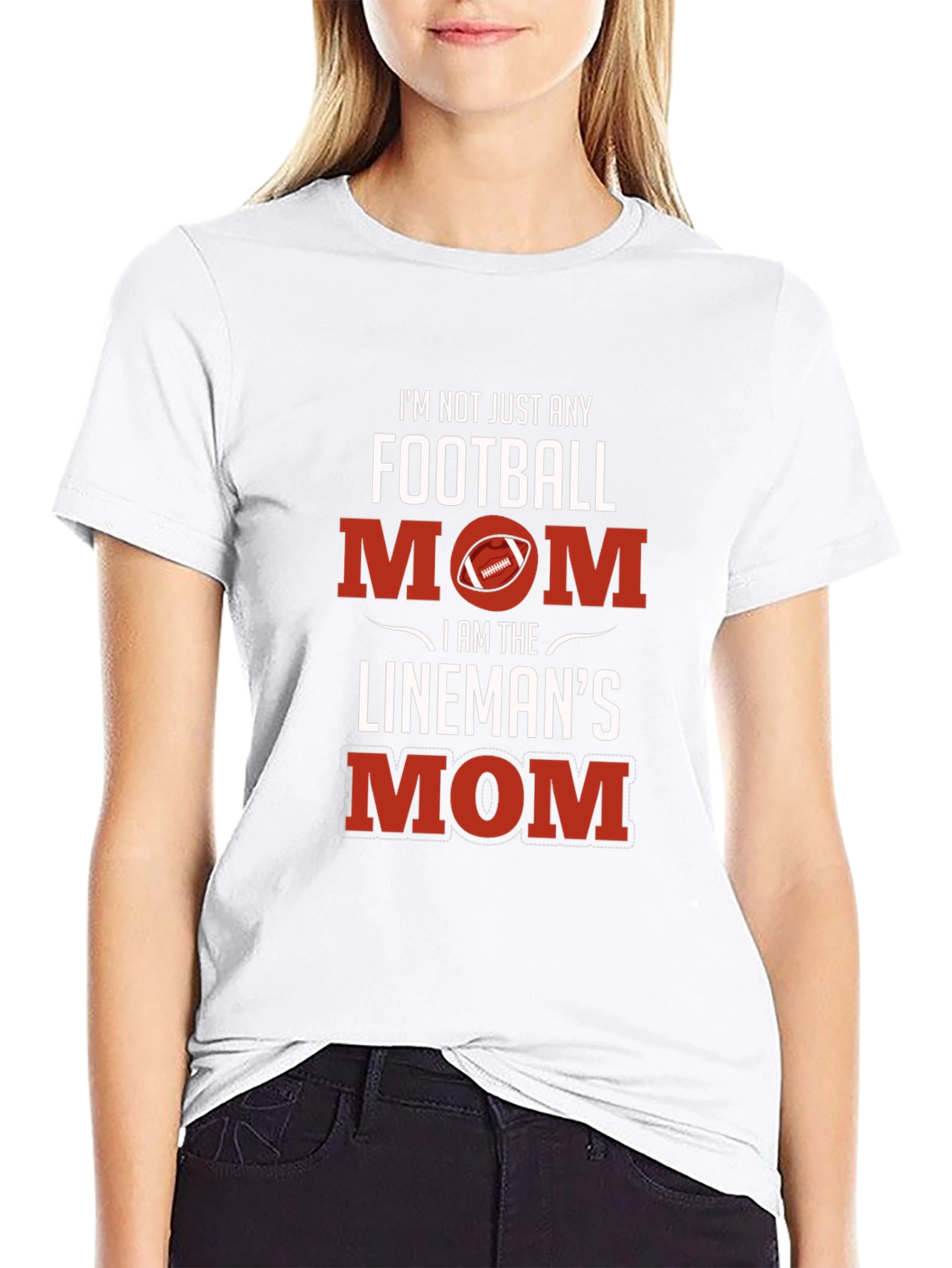 Football Mom Linemans Mom T-Shirt