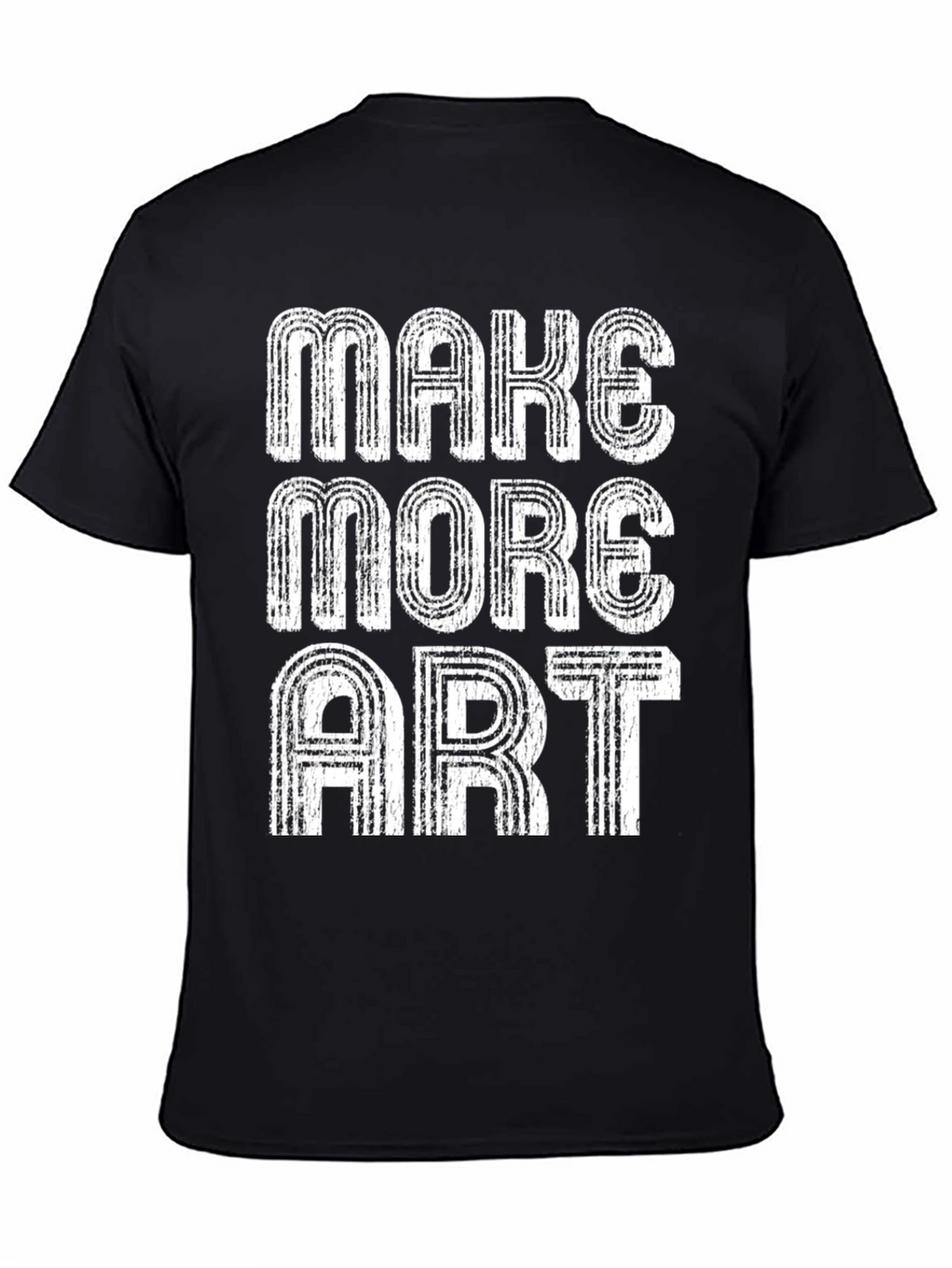 Make More Art Graphic Tee - Black