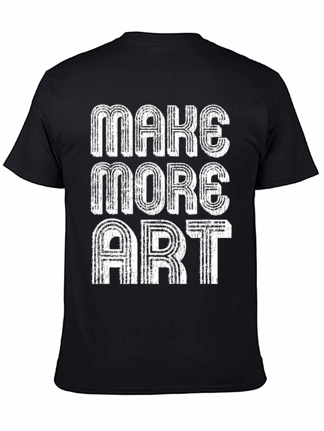 Make More Art Graphic Tee - Black