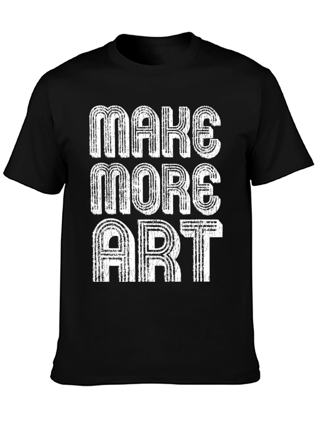 Make More Art Graphic Tee - Black
