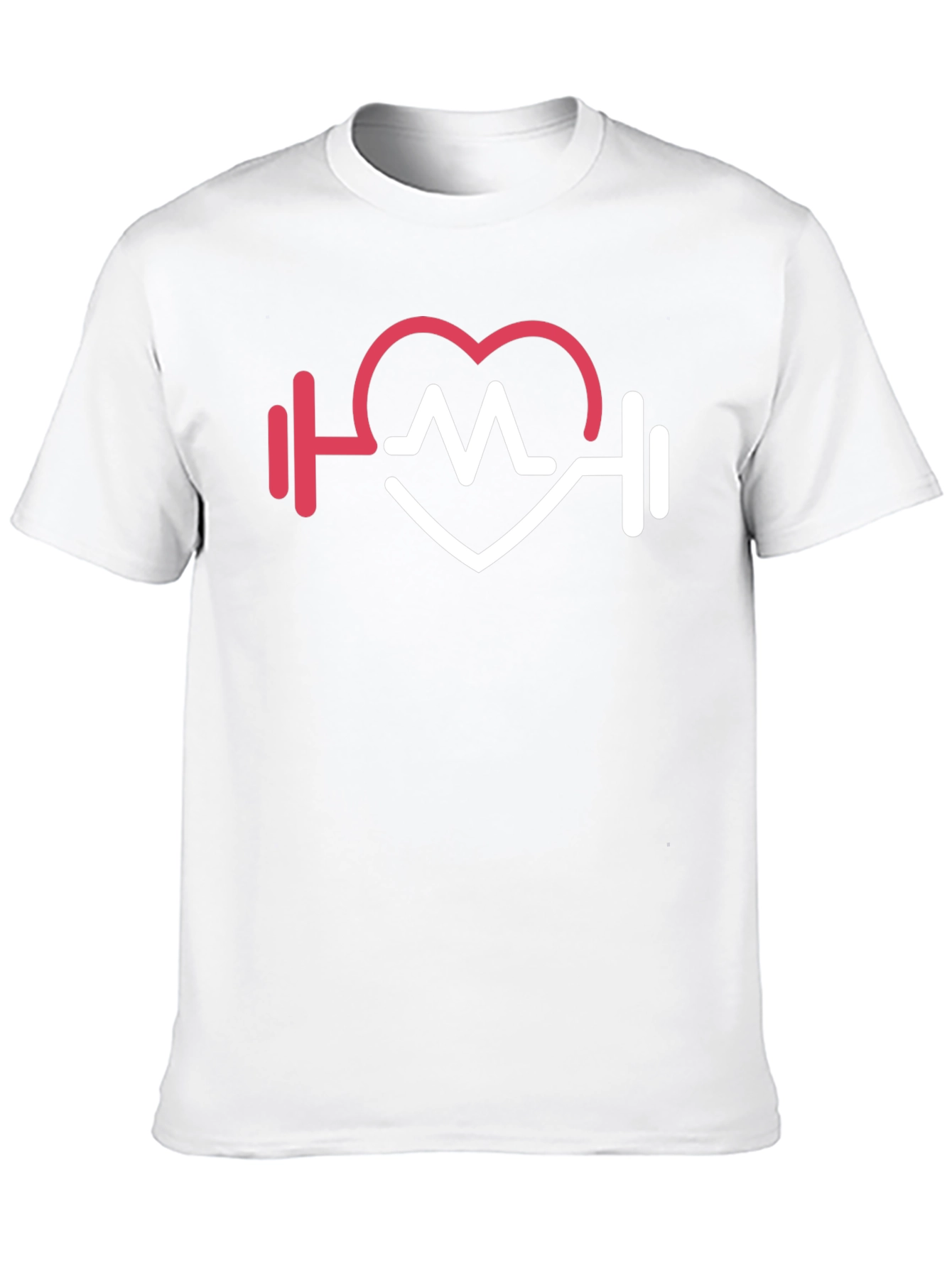 Fitness Heartbeat T-Shirt - Gym Workout Apparel