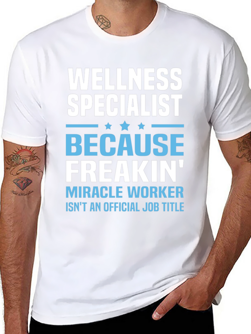 Wellness Specialist Funny Graphic T-Shirt