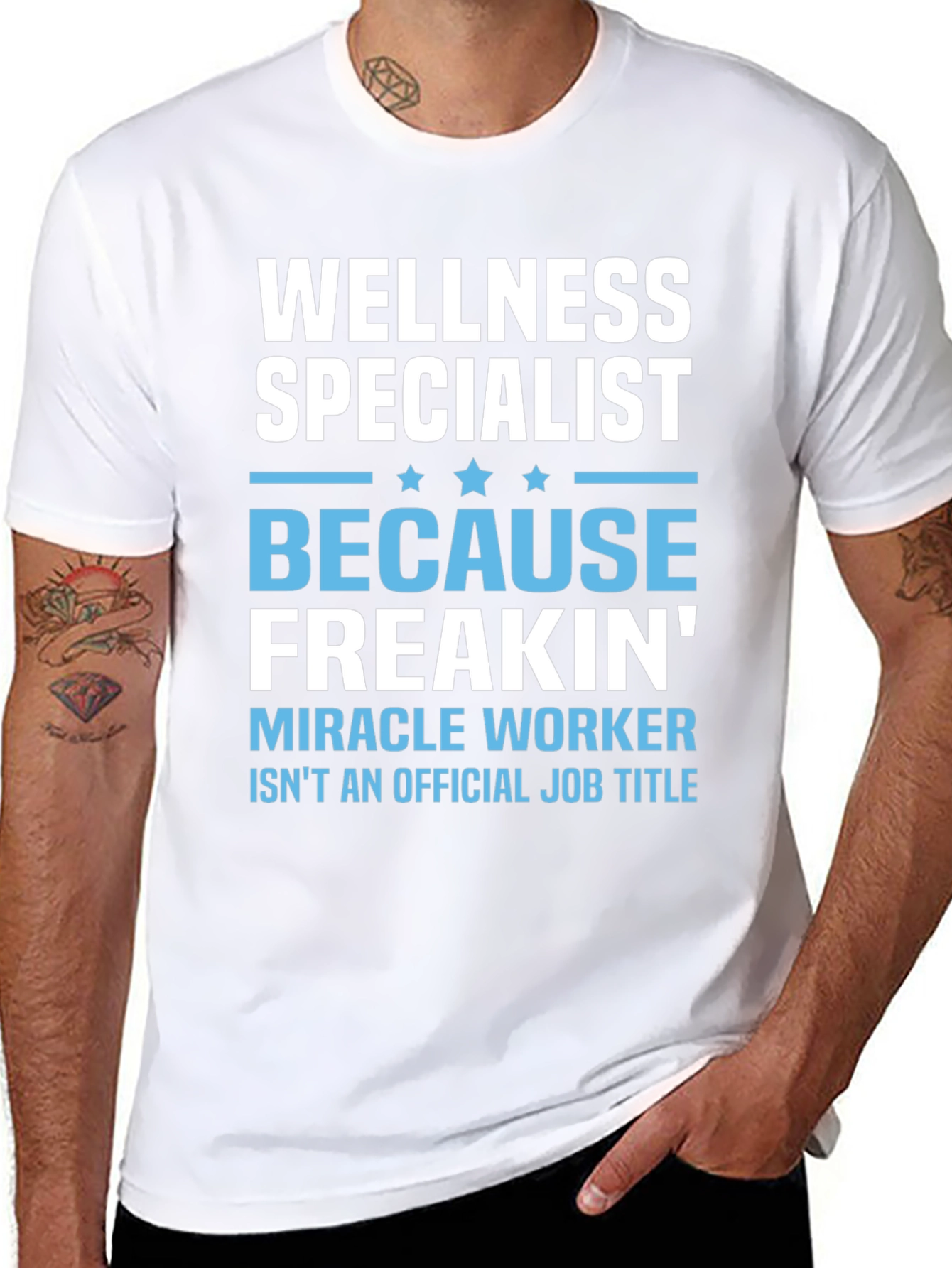Wellness Specialist Funny Graphic T-Shirt