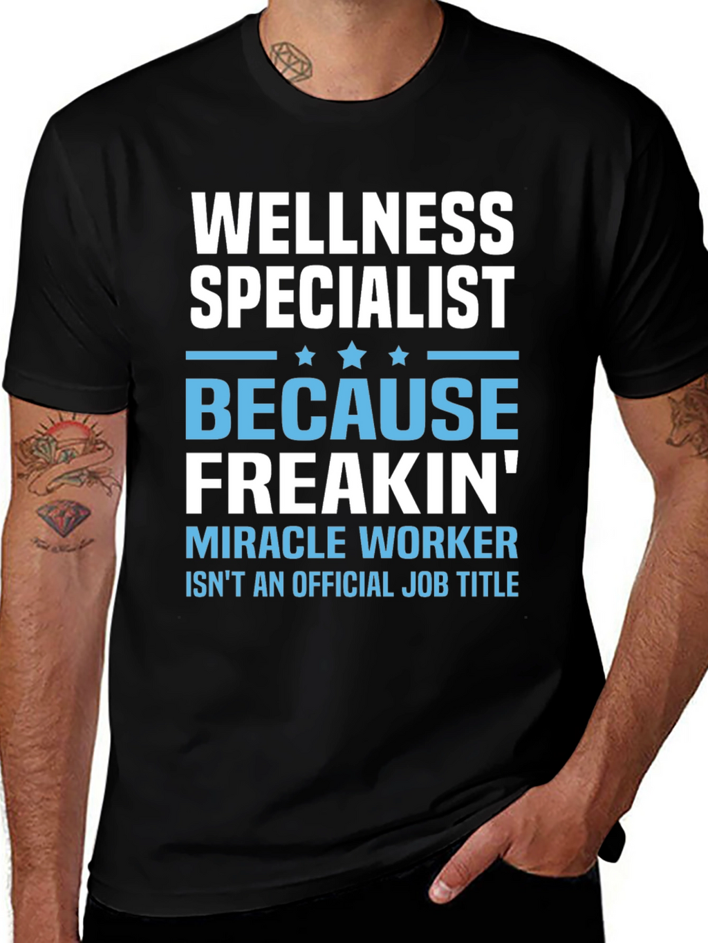 Wellness Specialist Funny Graphic T-Shirt