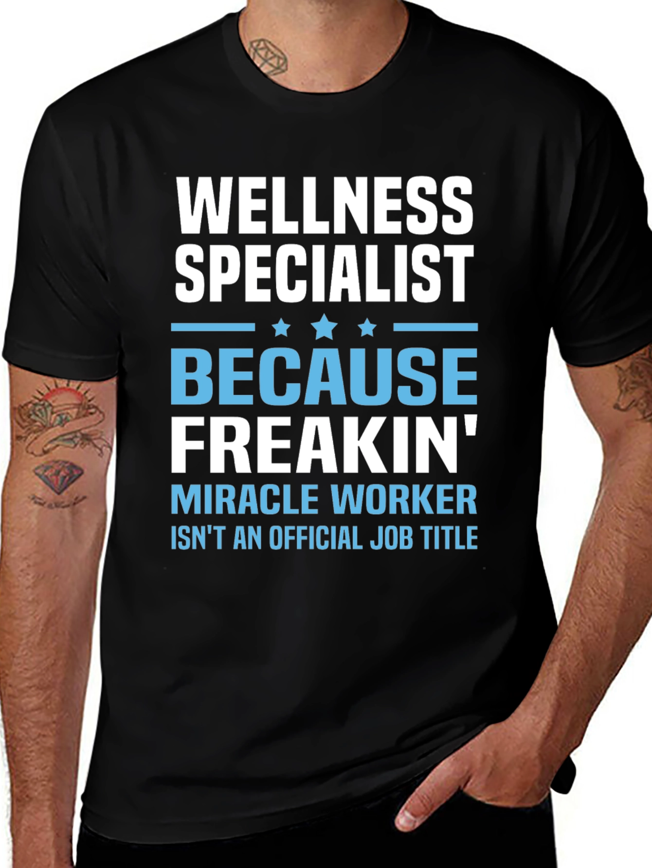 Wellness Specialist Funny Graphic T-Shirt
