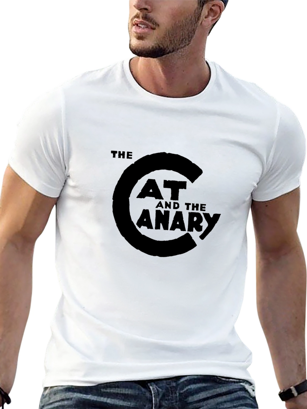 The Cat and the Canary Black T-Shirt