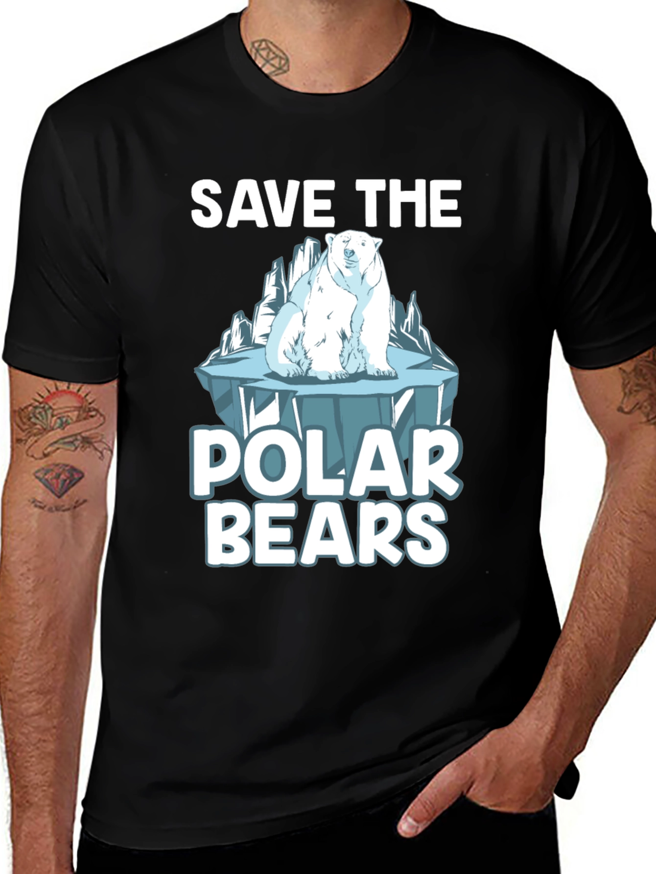 Save the Polar Bears Graphic Tee - Activist T-Shirt