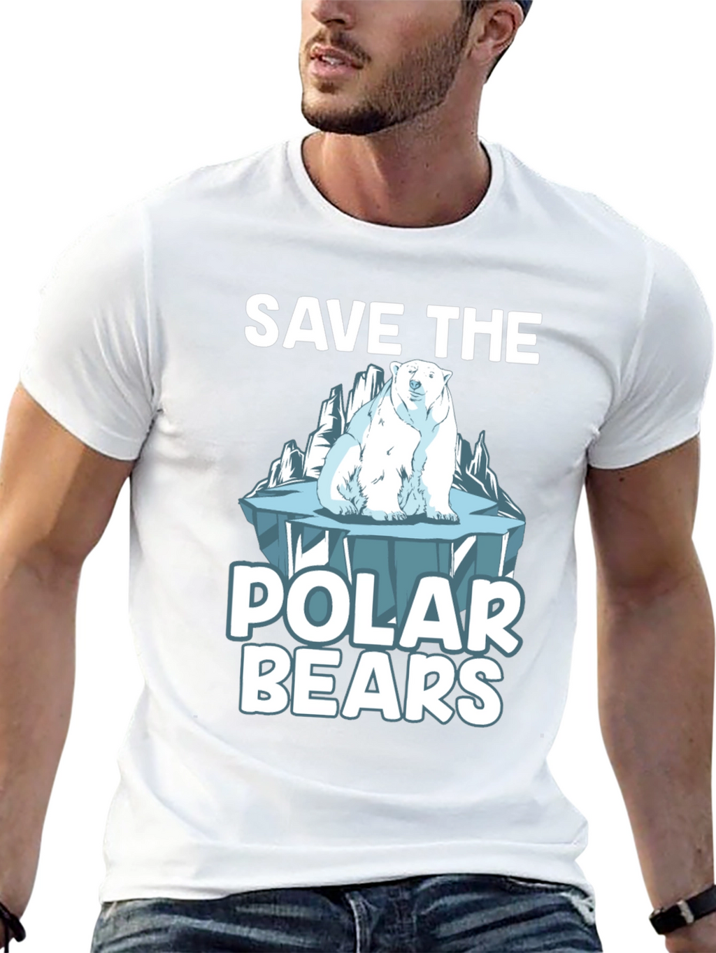 Save the Polar Bears Graphic Tee - Activist T-Shirt