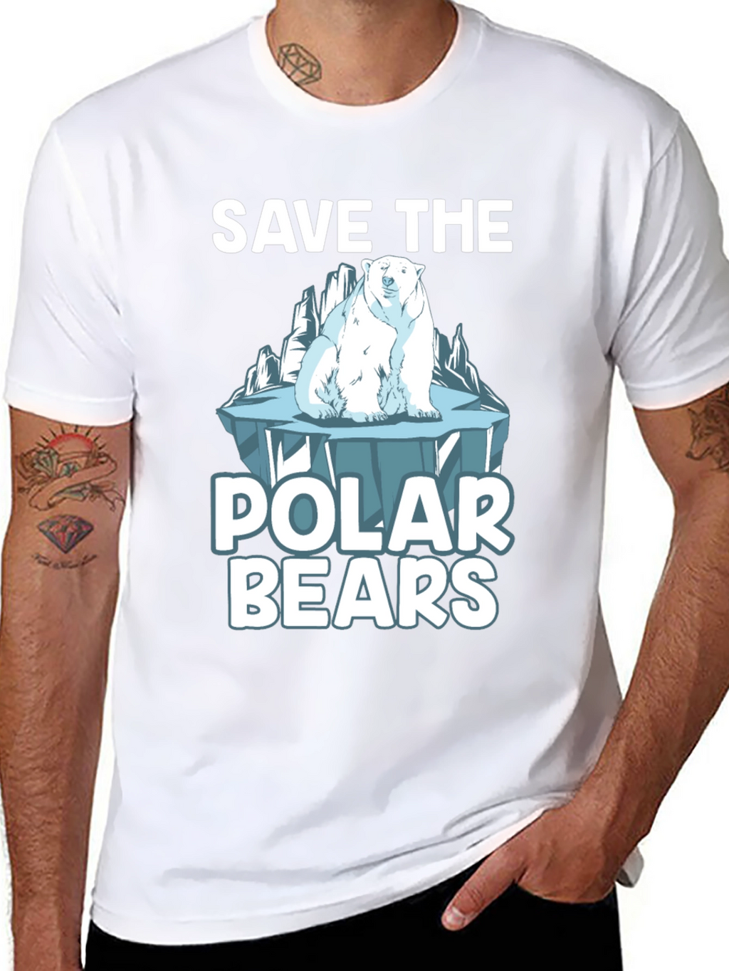 Save the Polar Bears Graphic Tee - Activist T-Shirt