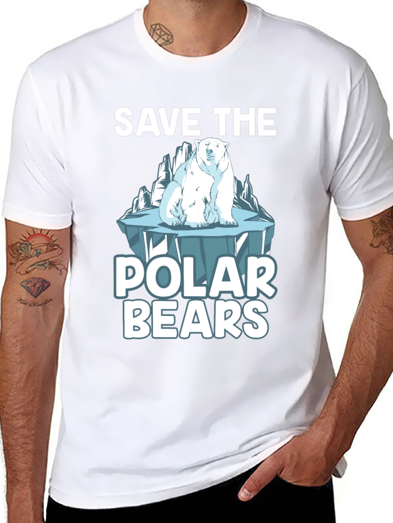 Save the Polar Bears Graphic Tee - Activist T-Shirt