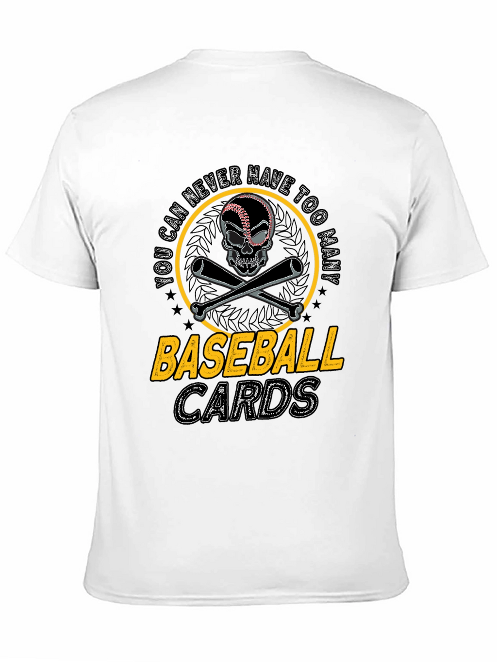 Baseball Cards Skull T-Shirt