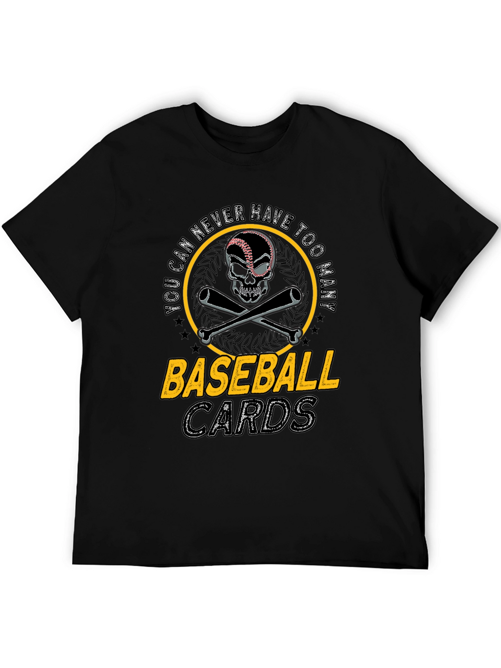 Baseball Cards Skull T-Shirt