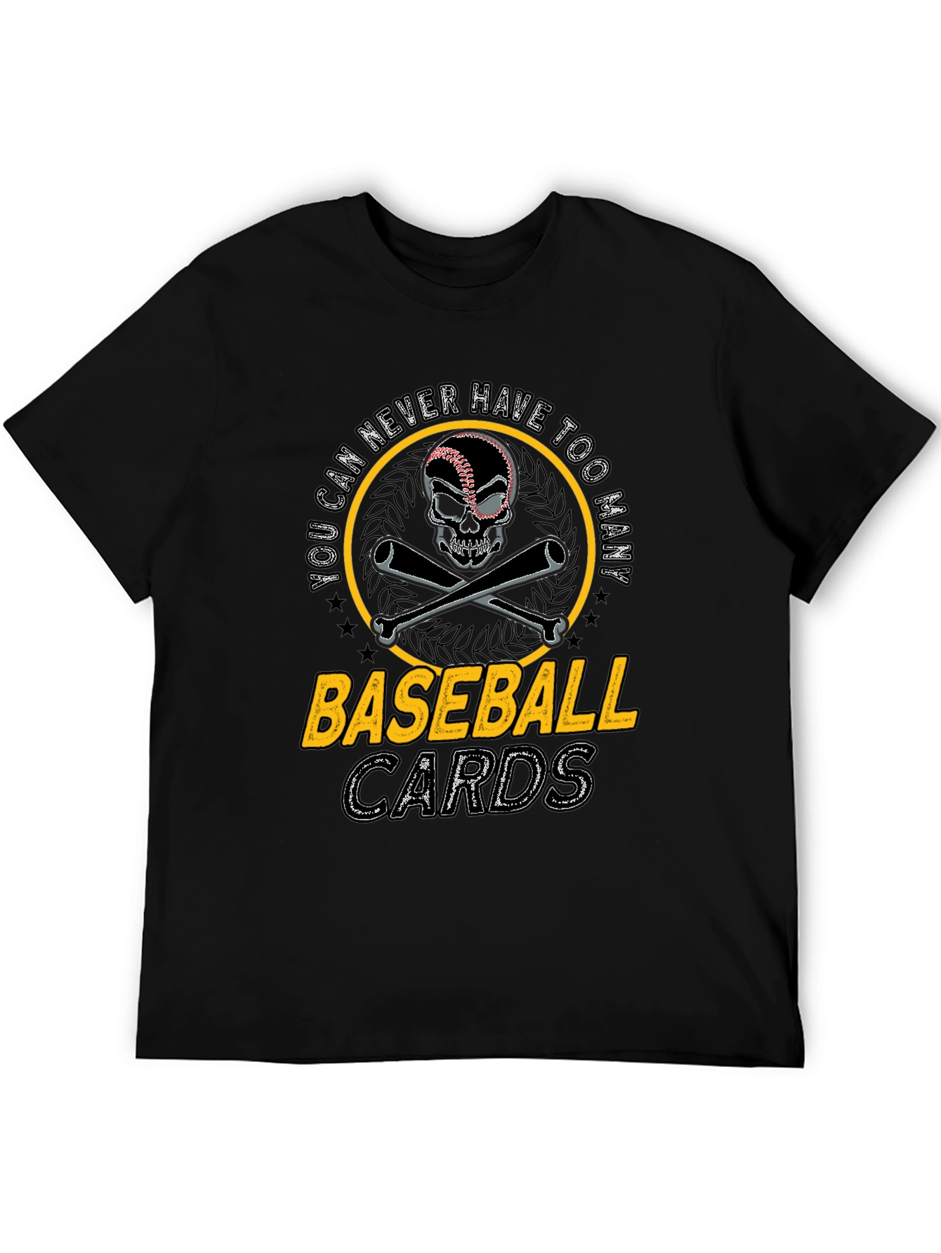 Baseball Cards Skull T-Shirt