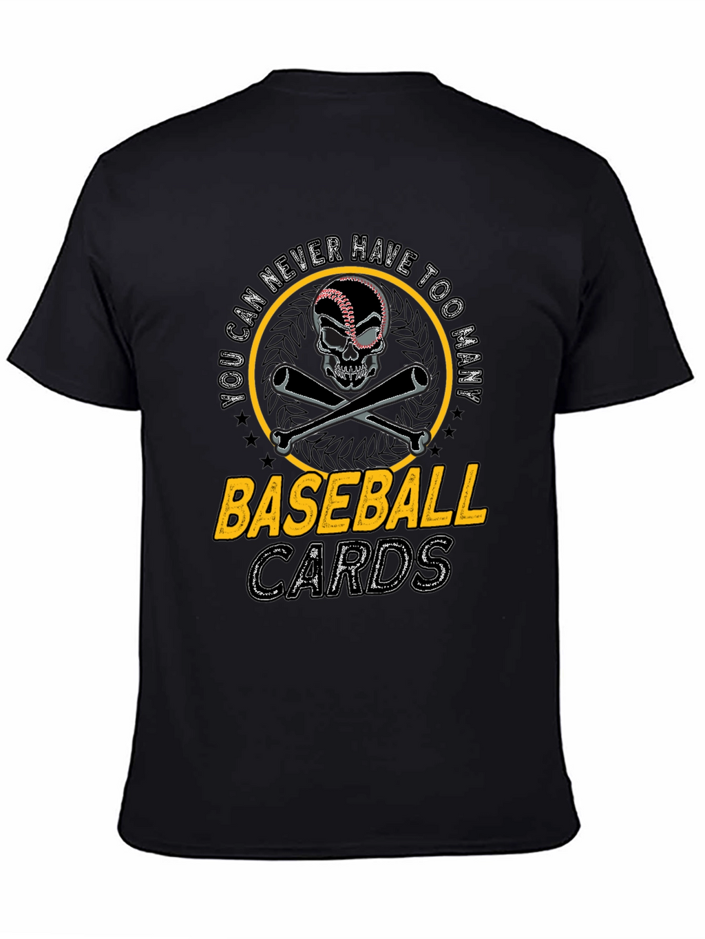 Baseball Cards Skull T-Shirt