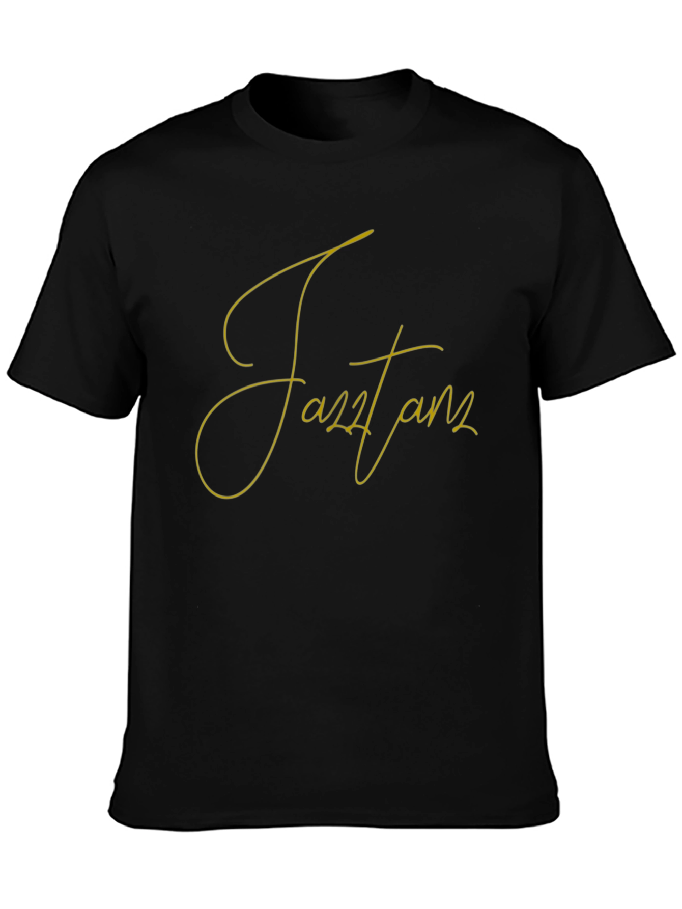 JazzTanz Graphic Tee - Stylish Black T-Shirt