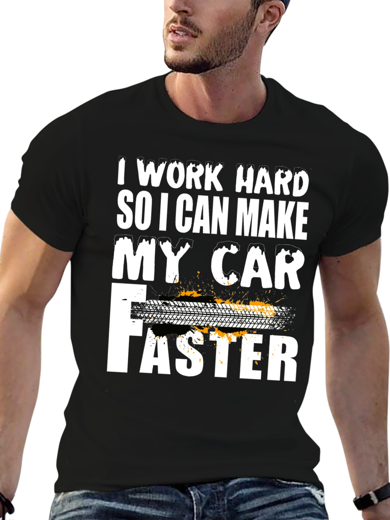 Work Hard Car Lover T-Shirt