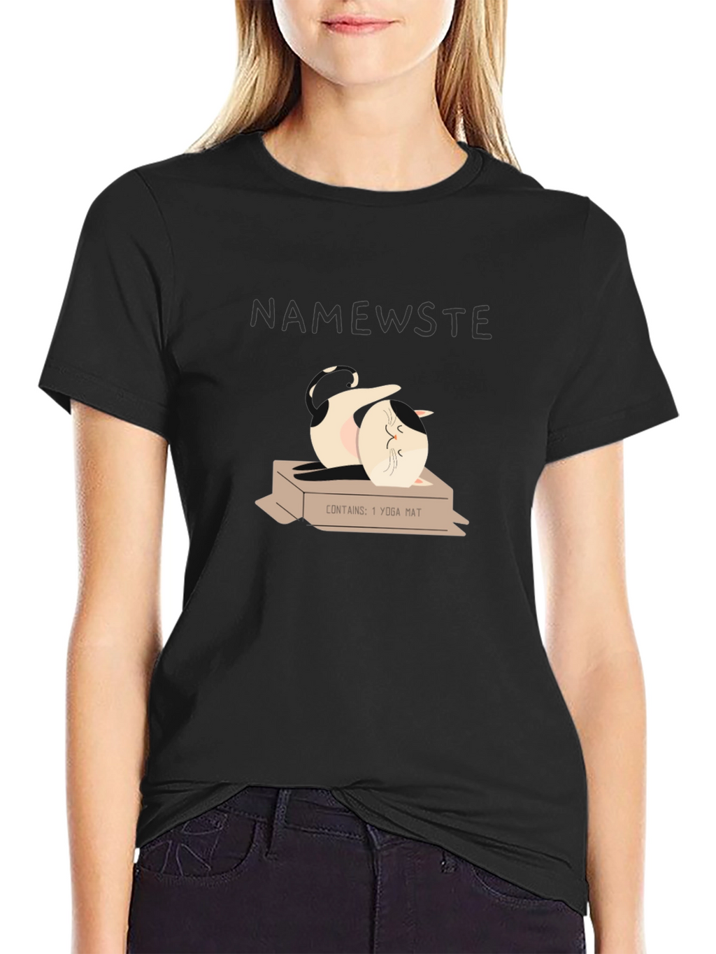 Namewste Yoga Cat T-Shirt - Unisex
