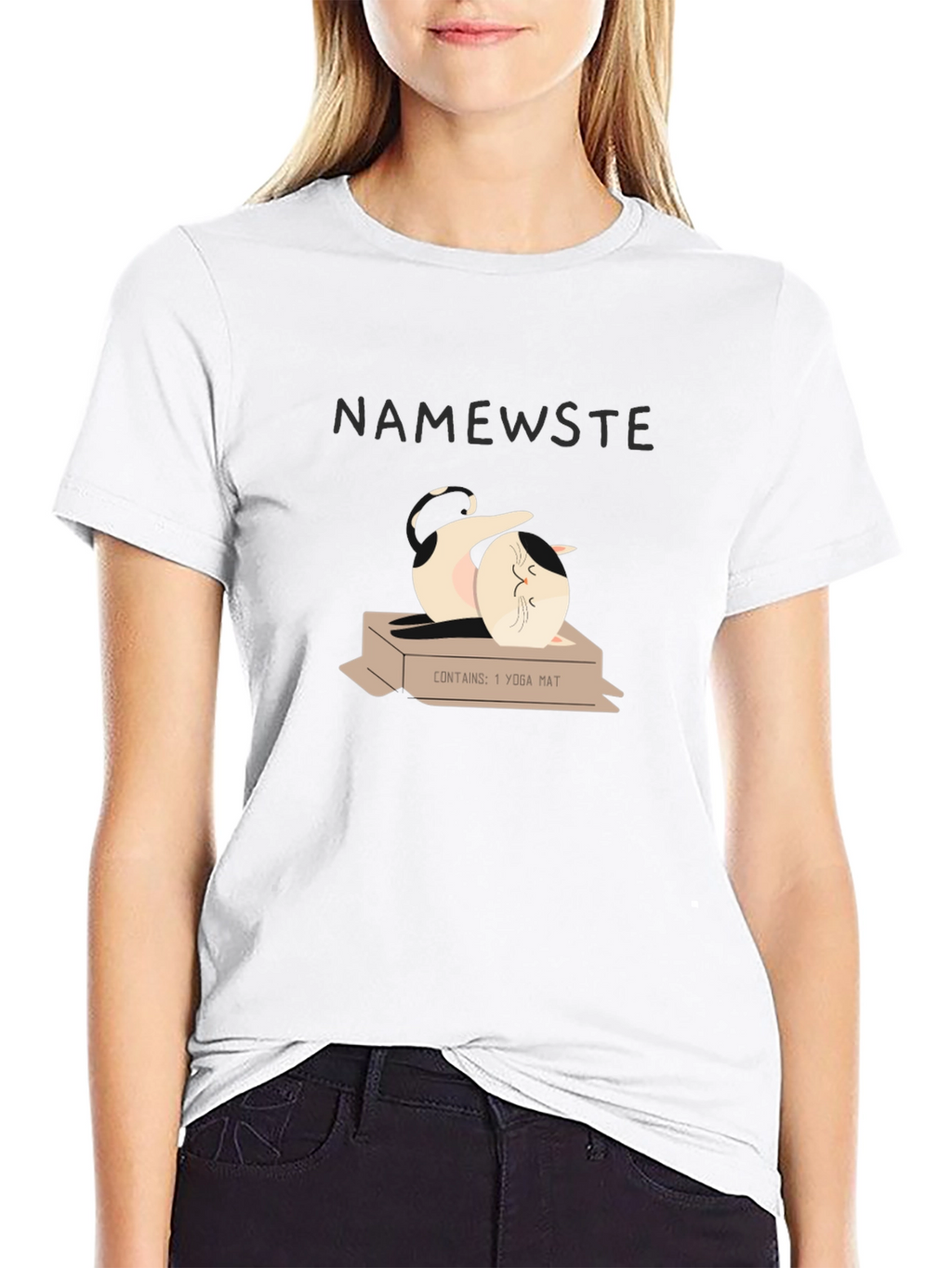Namewste Yoga Cat T-Shirt - Unisex