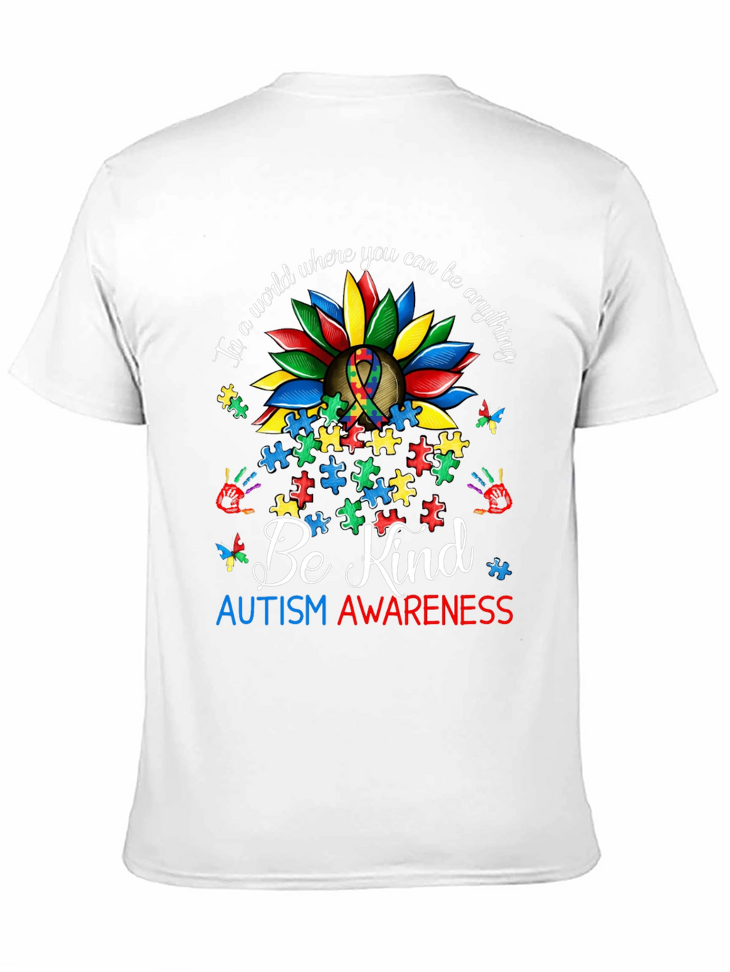 Autism Awareness Sunflower T-Shirt