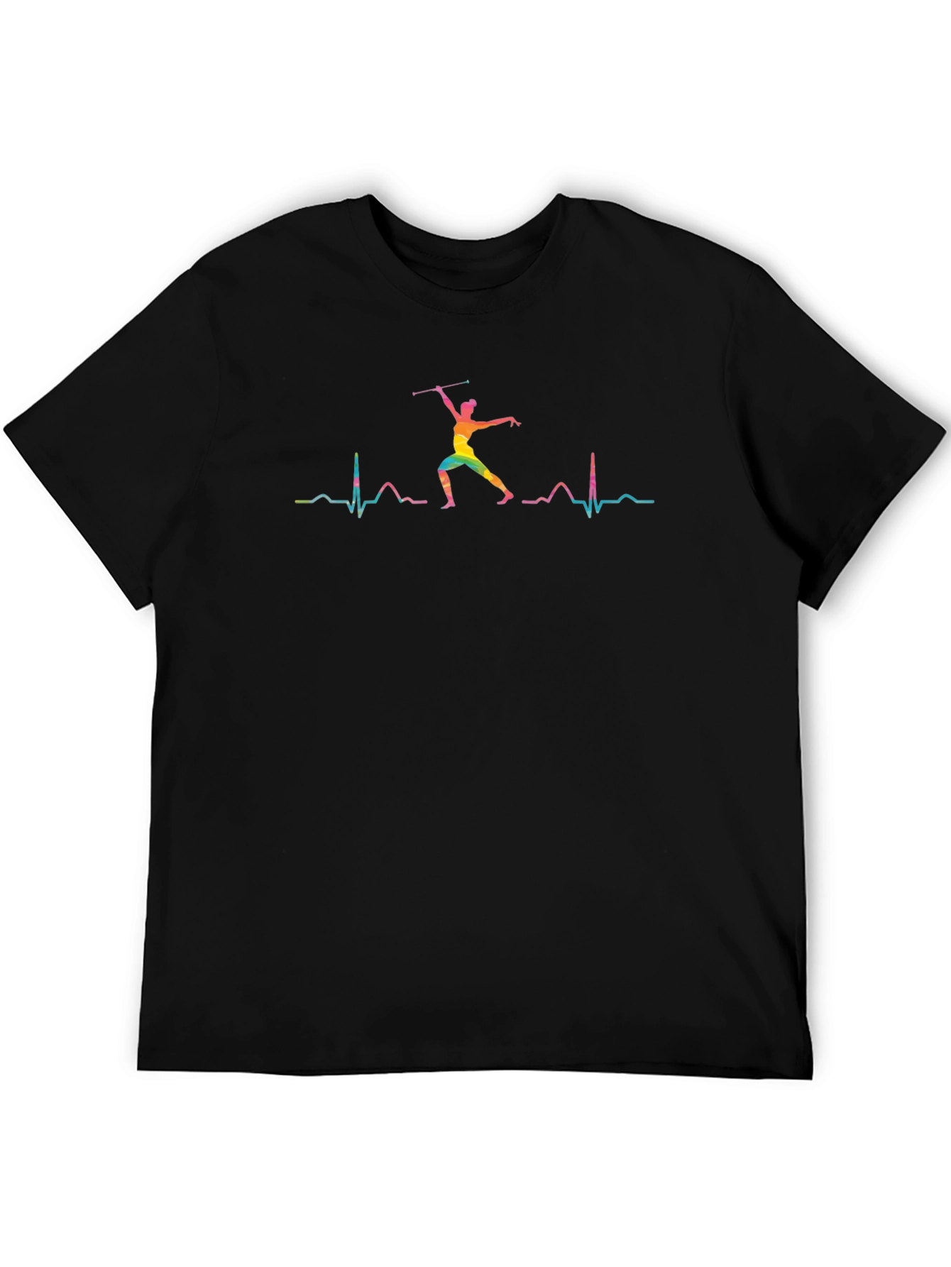 Majorette Heartbeat Graphic Tee - Black