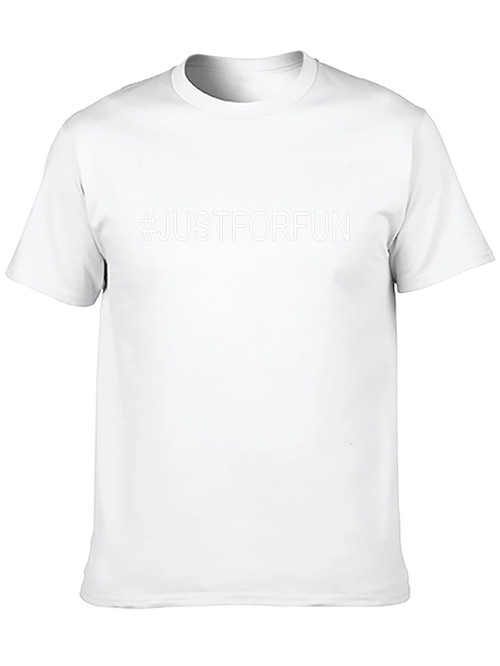 #JustForFun Black T-Shirt - Casual & Comfortable