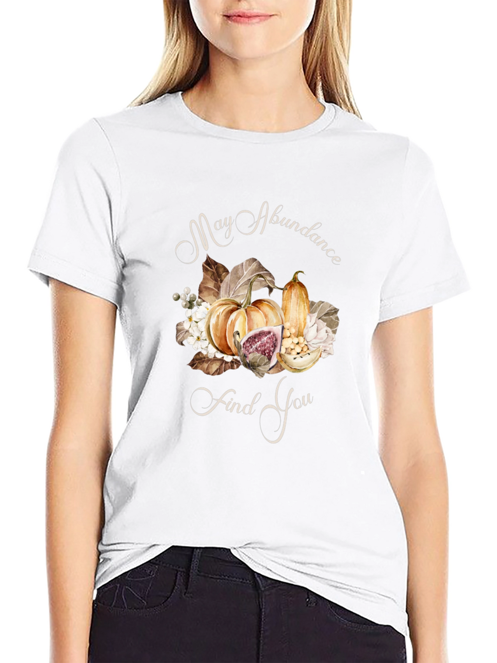 Autumn Abundance T-Shirt - Pumpkin Harvest