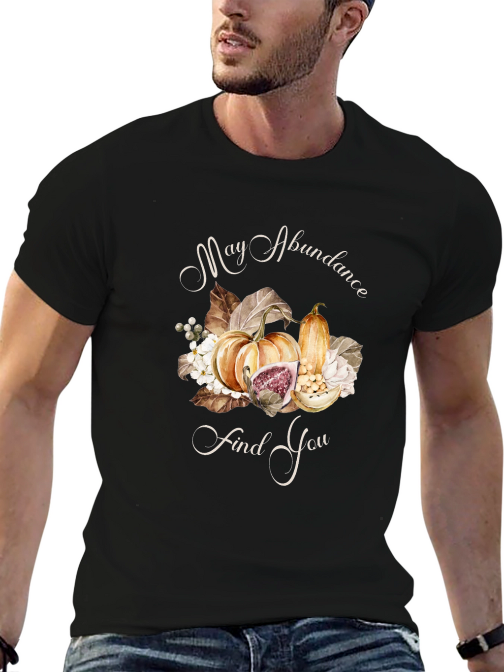 Autumn Abundance T-Shirt - Pumpkin Harvest