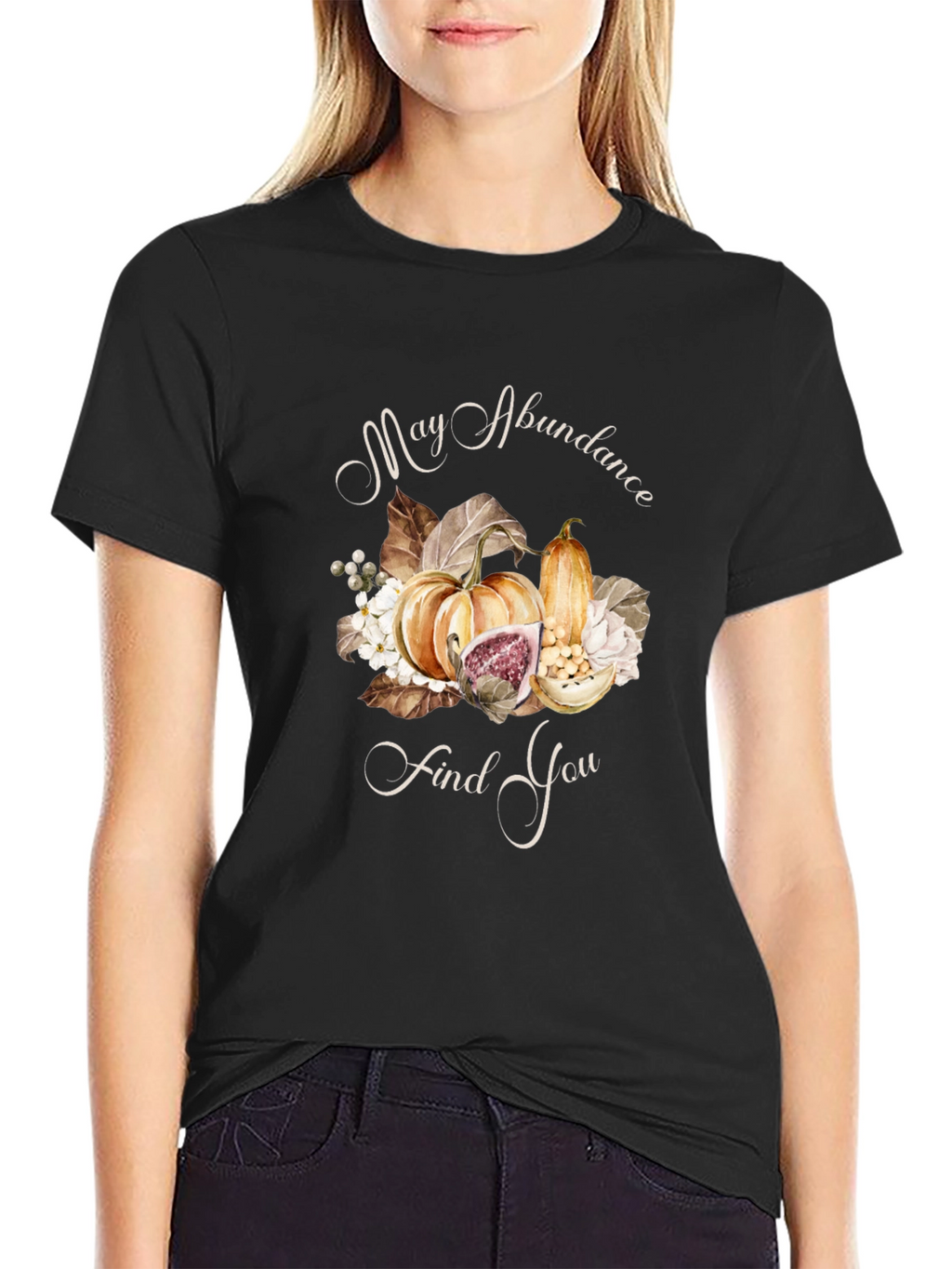 Autumn Abundance T-Shirt - Pumpkin Harvest