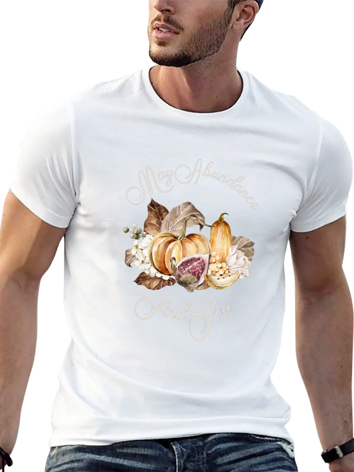 Autumn Abundance T-Shirt - Pumpkin Harvest