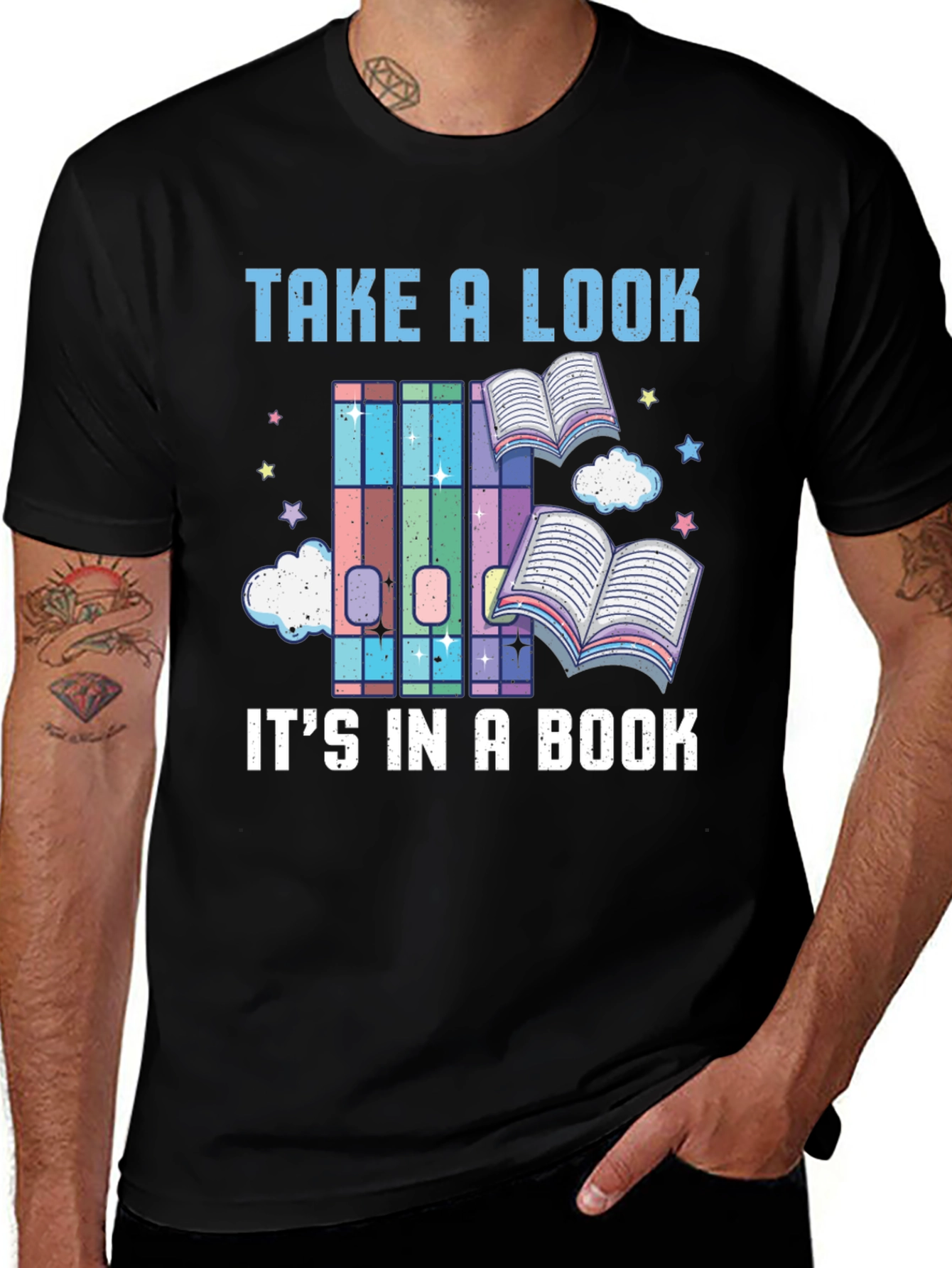 Book Lover T-Shirt: Take a Look Its in a Book!