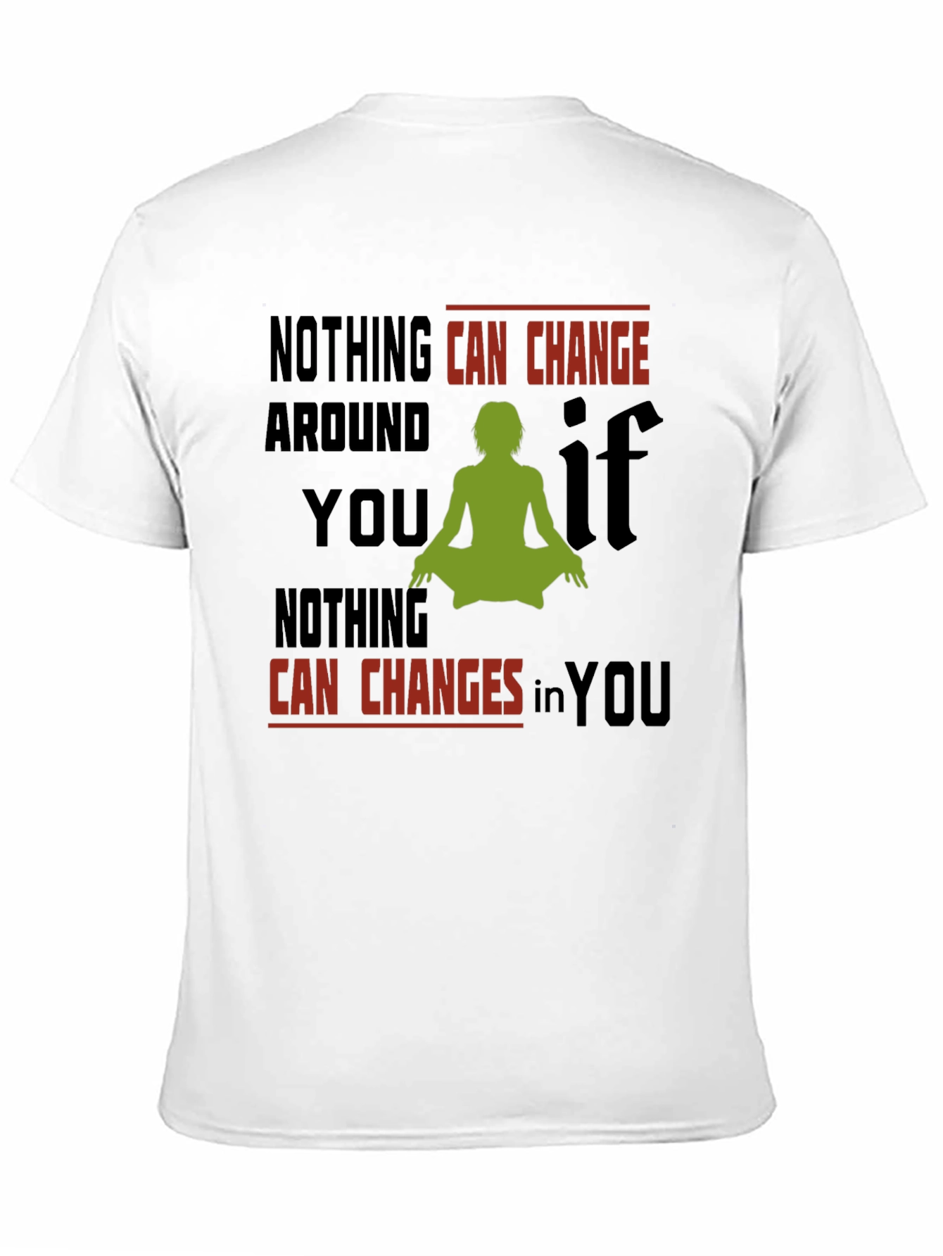 Inspirational Yoga T-Shirt - Change Within
