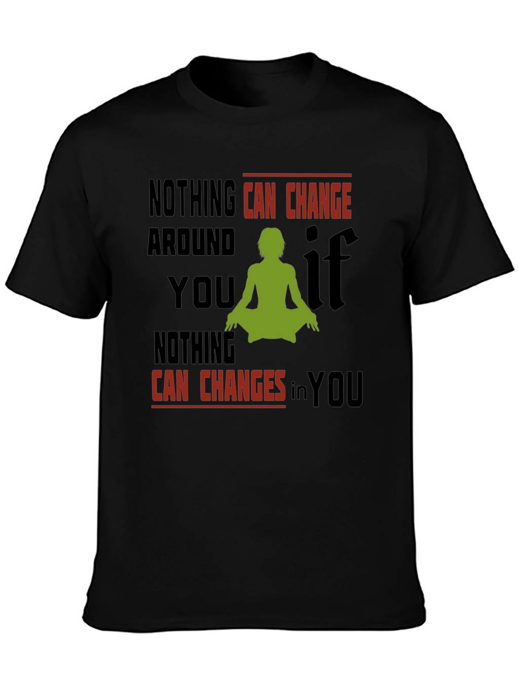 Inspirational Yoga T-Shirt - Change Within