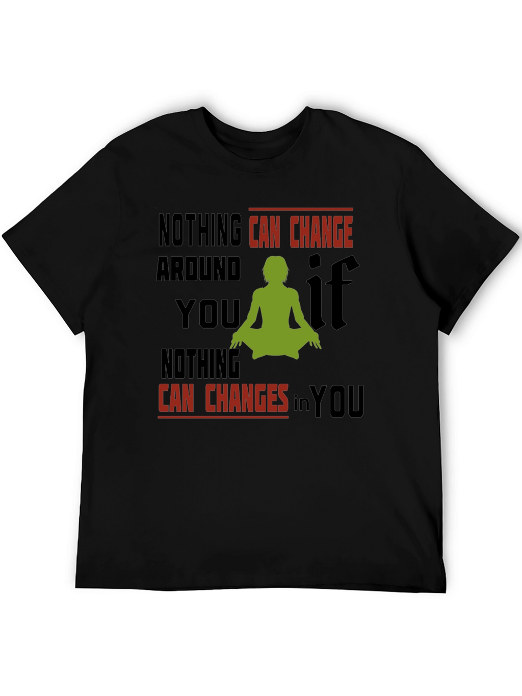 Inspirational Yoga T-Shirt - Change Within