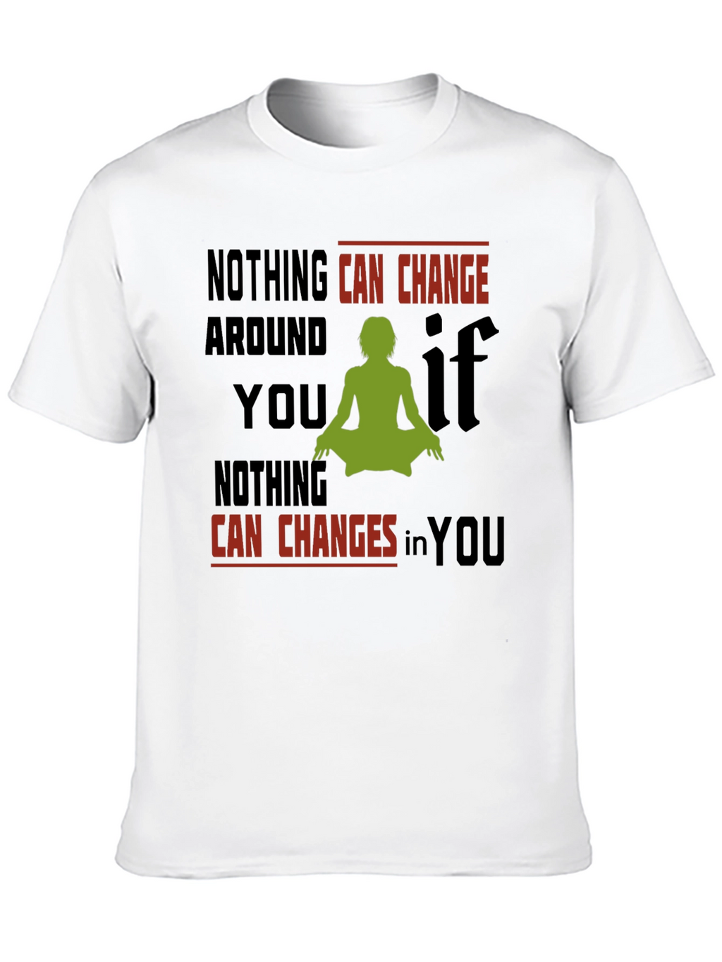 Inspirational Yoga T-Shirt - Change Within