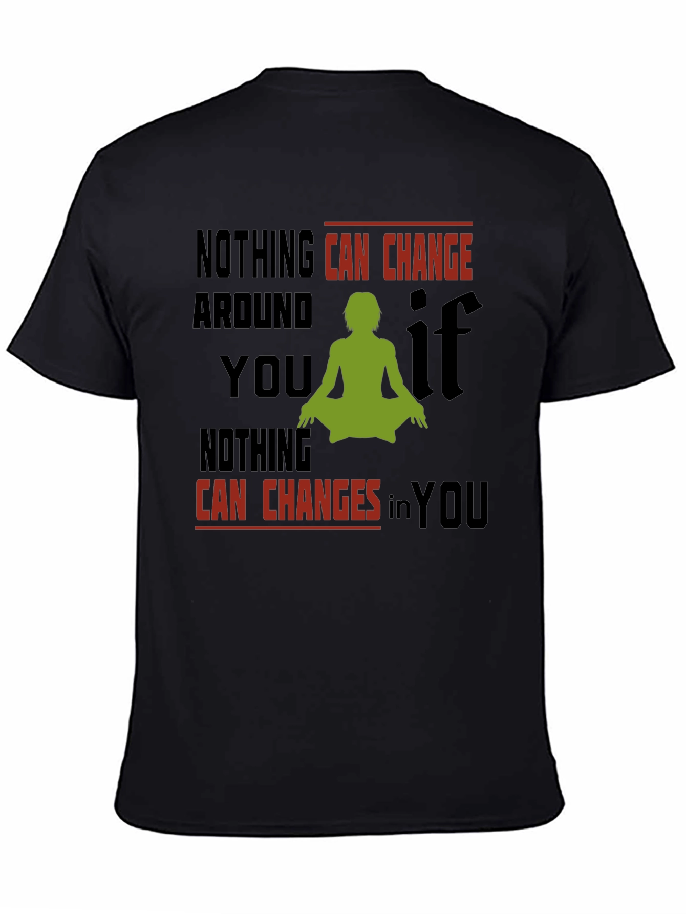 Inspirational Yoga T-Shirt - Change Within