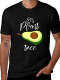 Lets Plant Tree T-Shirt - Avocado Design