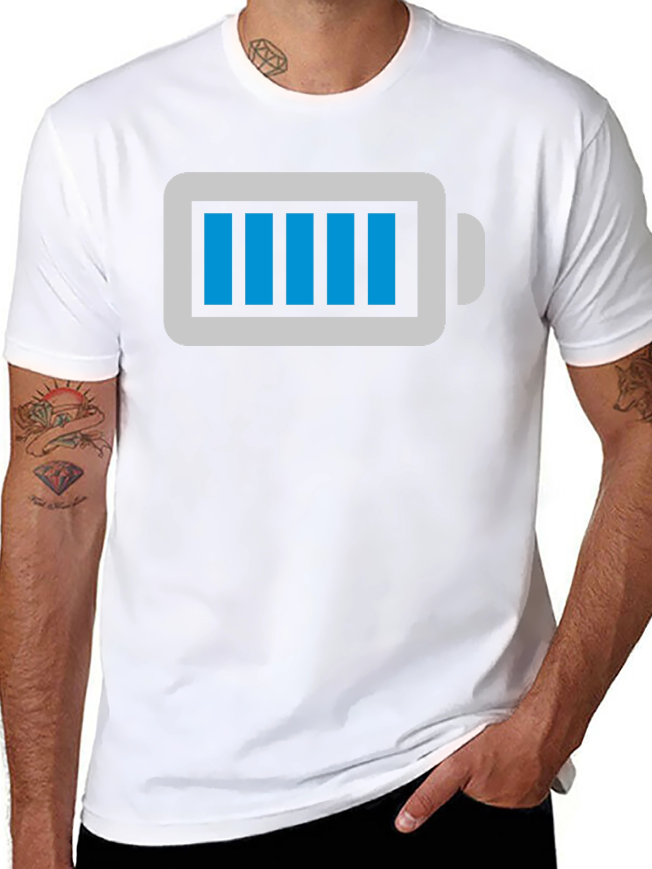 Full Battery T-Shirt - Energetic & Fun!
