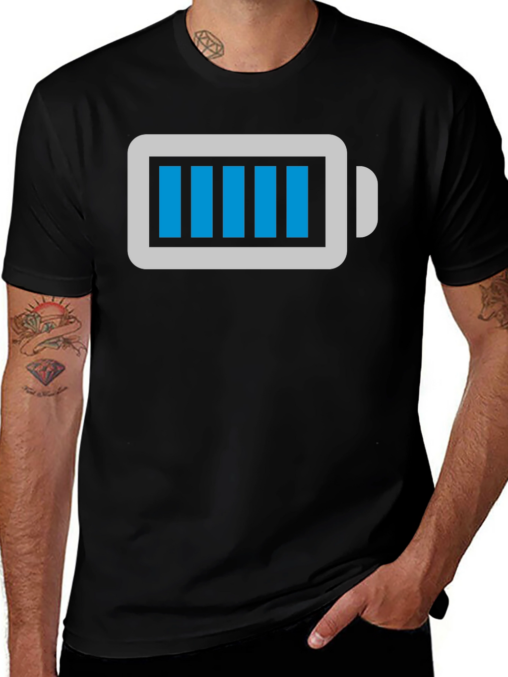 Full Battery T-Shirt - Energetic & Fun!