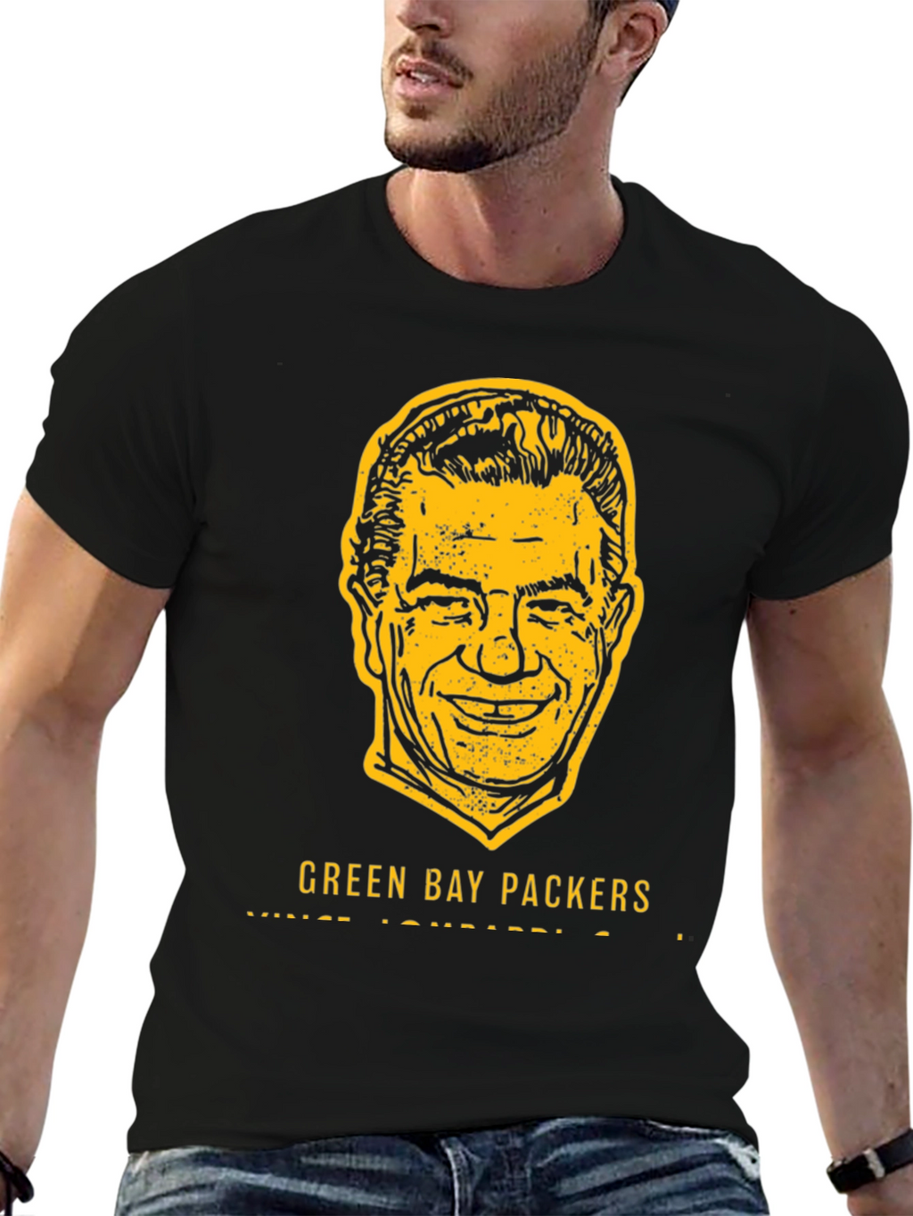 Green Bay Packers Vince Lombardi Graphic T-Shirt