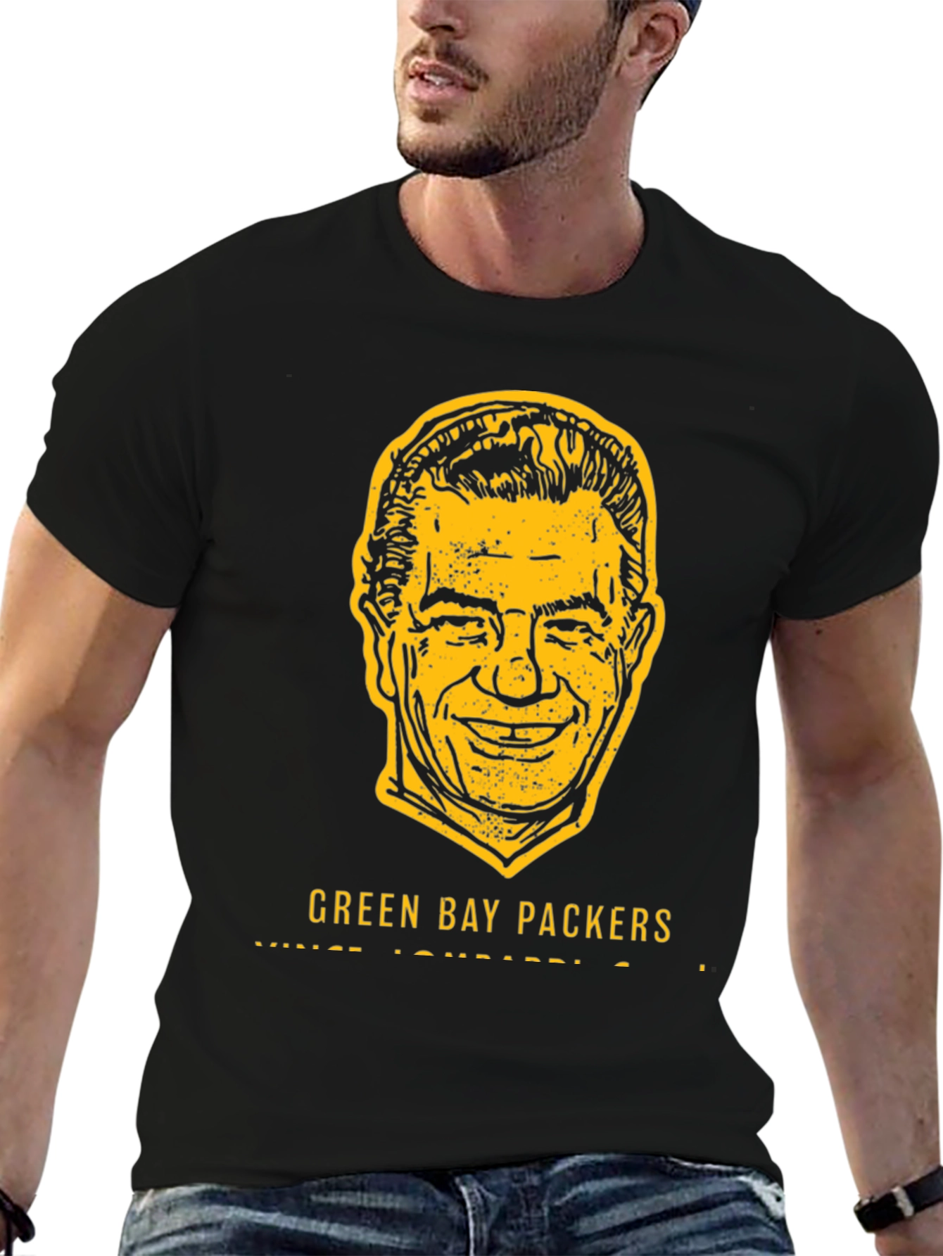 Green Bay Packers Vince Lombardi Graphic T-Shirt