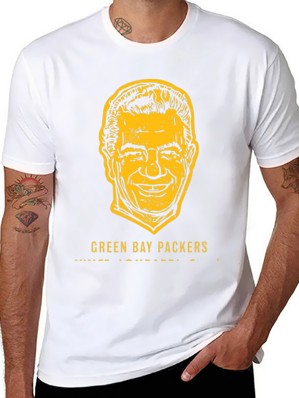 Green Bay Packers Vince Lombardi Graphic T-Shirt