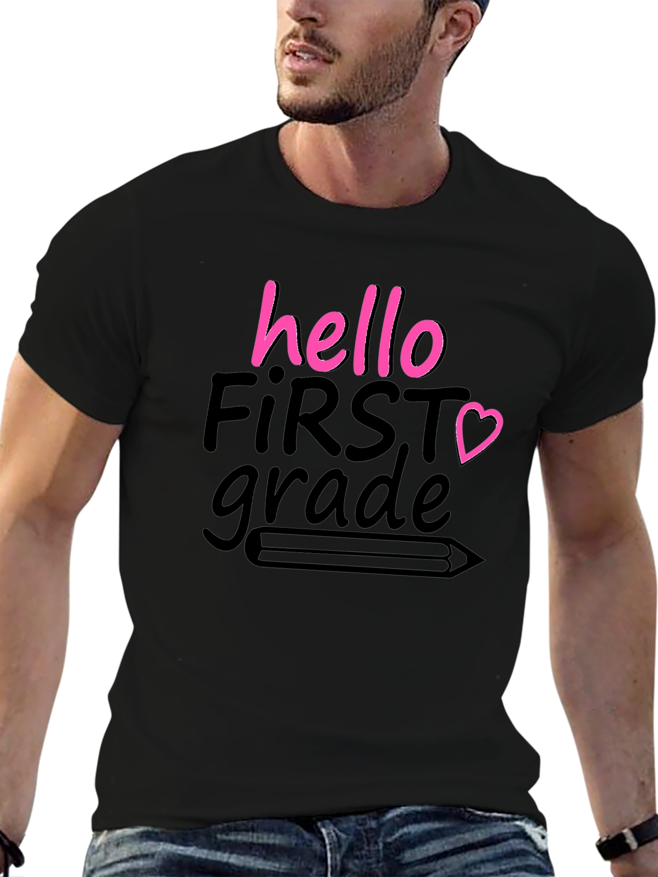 Hello First Grade T-Shirt Back to School Tee