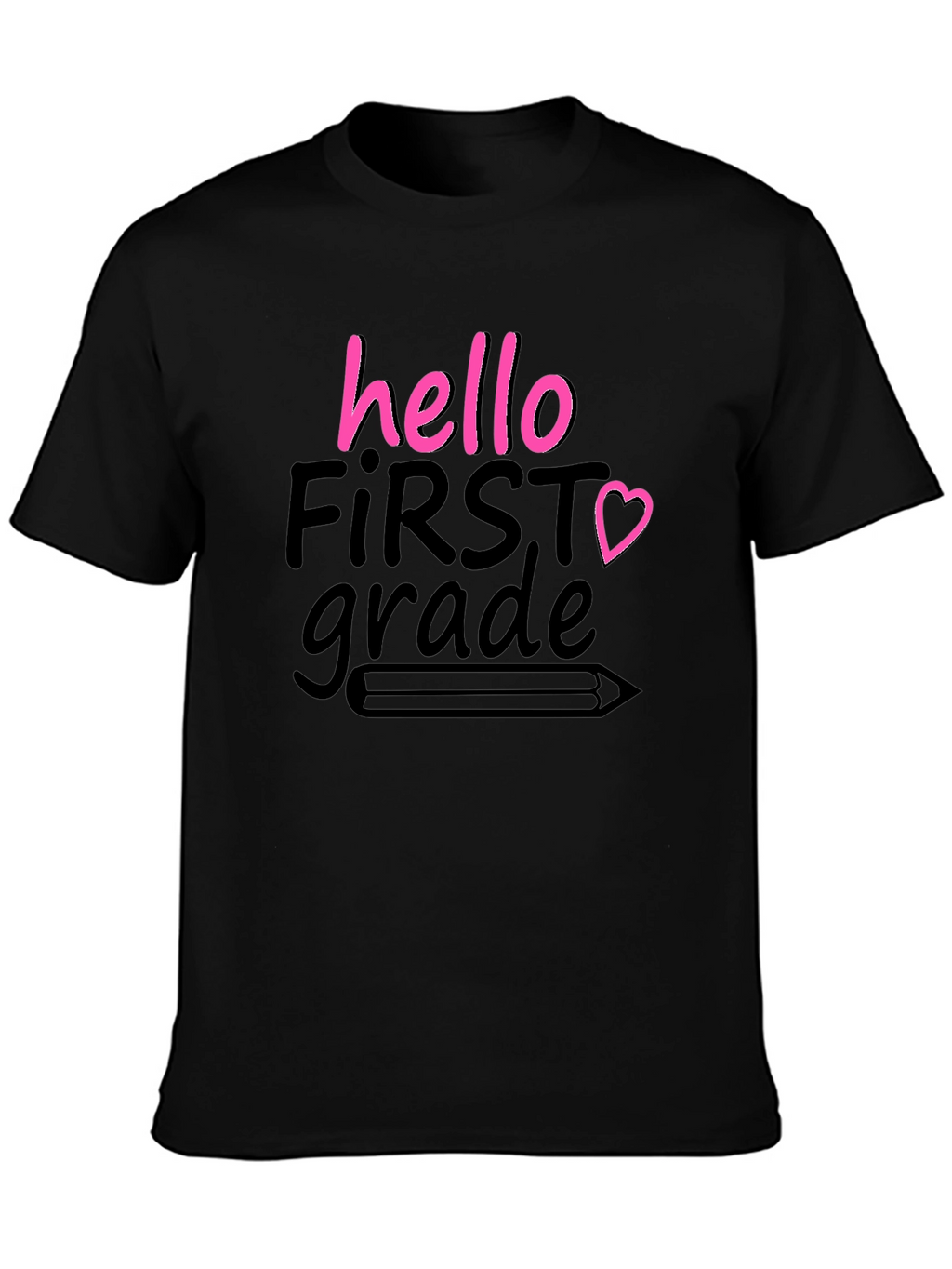 Hello First Grade T-Shirt Back to School Tee